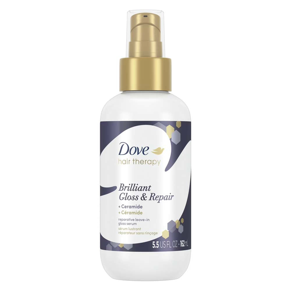 Dove Hair Therapy Brilliant Gloss & Repair Leave-In Gloss Serum