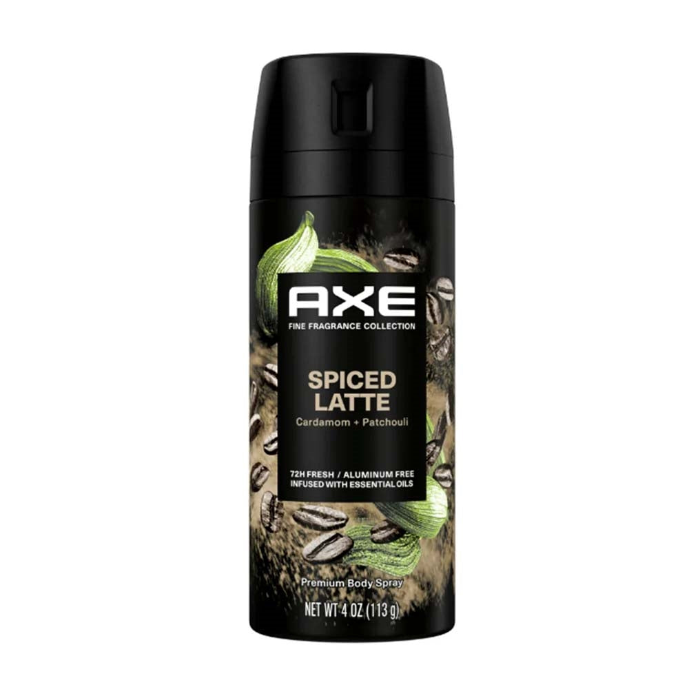 Axe Spiced Latte Cardamom + Patchouli Premium Body Spray