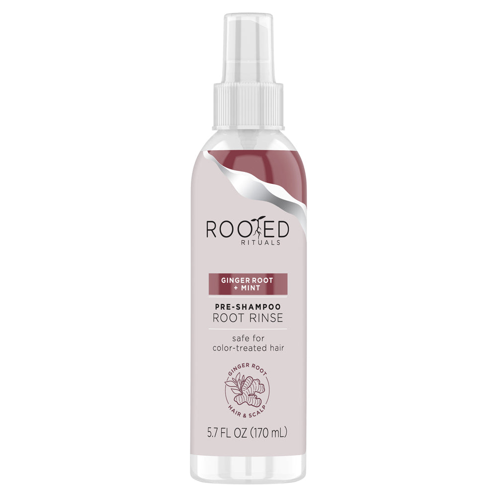 Rooted Rituals Ginger Root + Mint Pre Shampoo Root Rinse