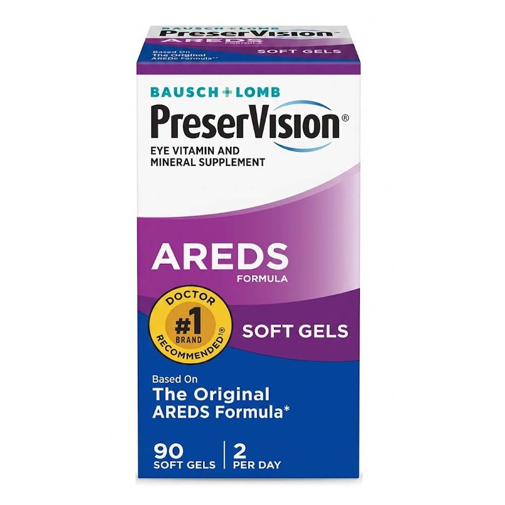 Bausch + Lomb PreserVision Areds Soft Gels