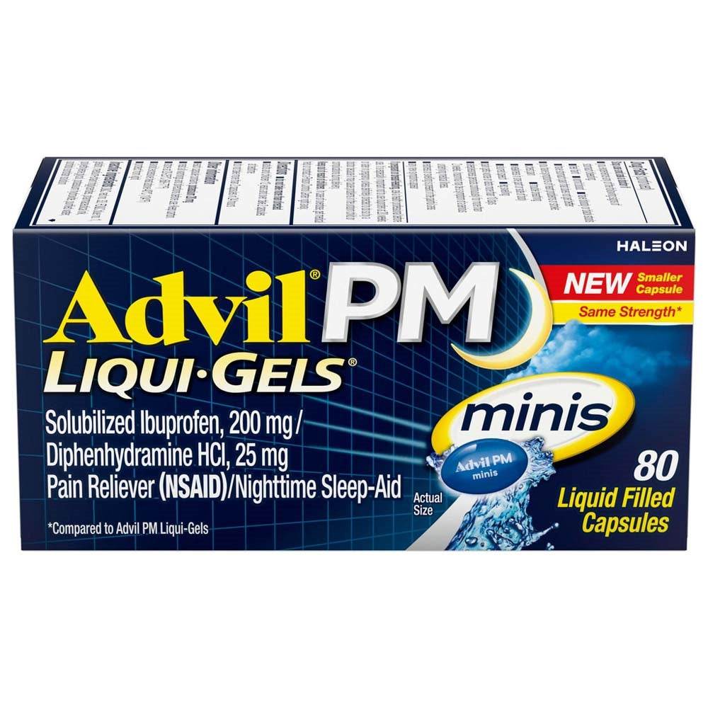 Advil PM Liqui-Gels Minis Nighttime Sleep-Aid Capsules