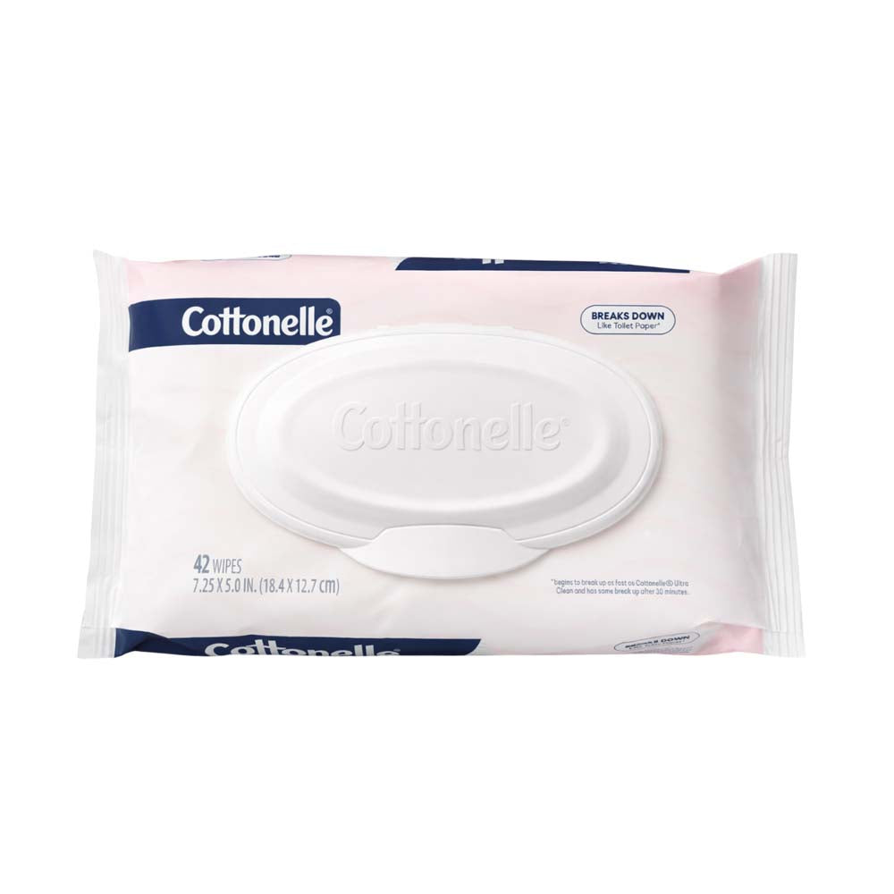 Cottonelle Flushable Wipes Fragrance Free