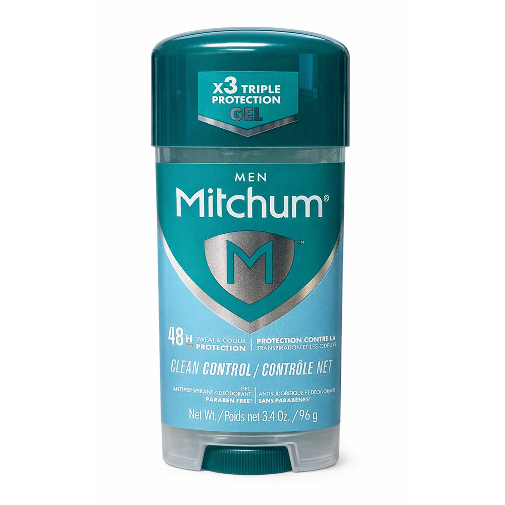 Mitchum Men Triple Odor Defense Gel Antiperspirant and Deodorant Clean Control