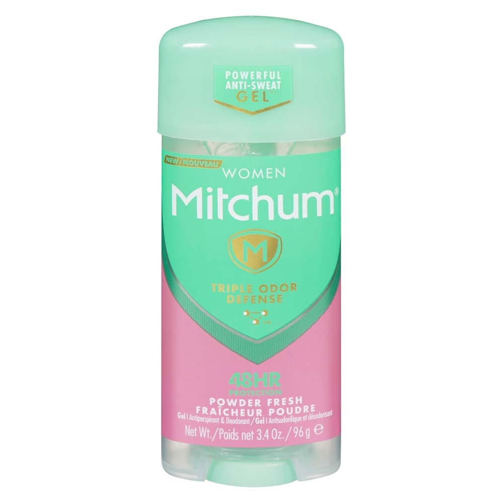 Mitchum Women Triple Odor Defense Gel Antiperspirant and Deodorant Powder Fresh