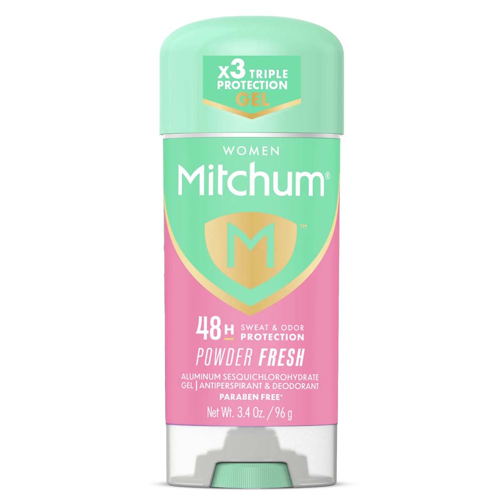Mitchum Women Triple Odor Defense Gel Antiperspirant and Deodorant Powder Fresh