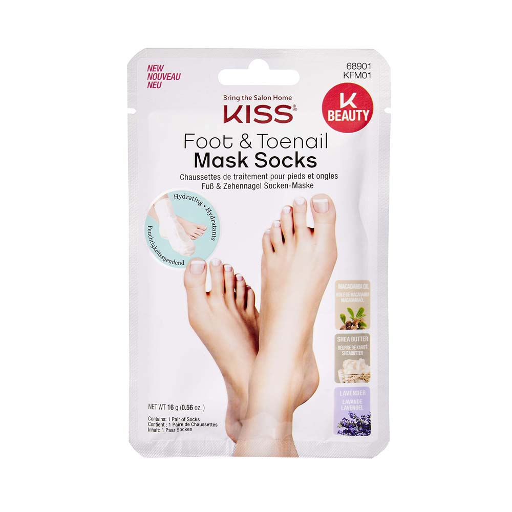 Kiss Foot and Toenail Mask Socks