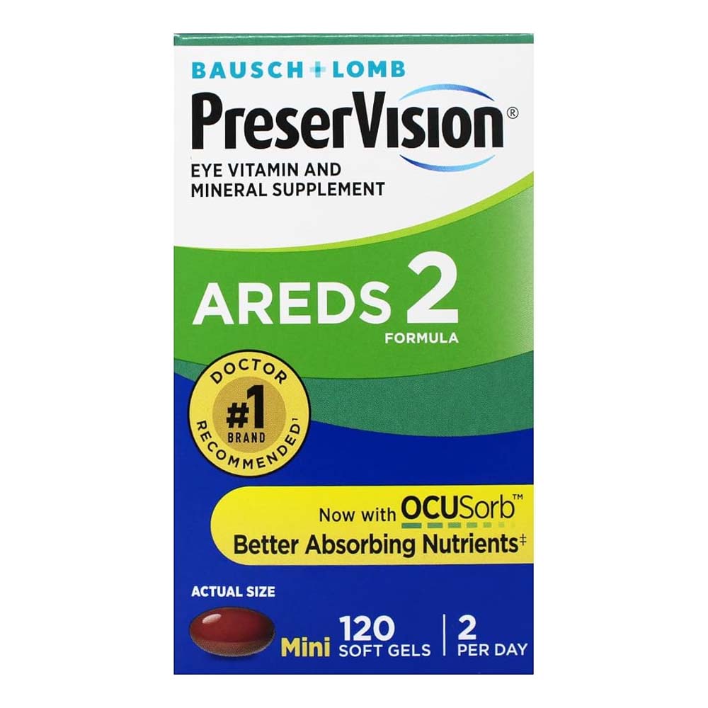 Bausch + Lomb PreserVision Areds 2 Formula Mini Soft Gels
