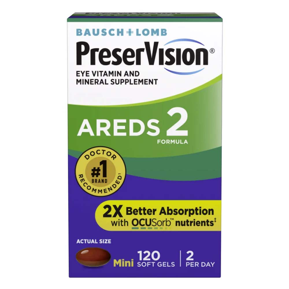 Bausch + Lomb PreserVision Areds 2 Formula Mini Soft Gels