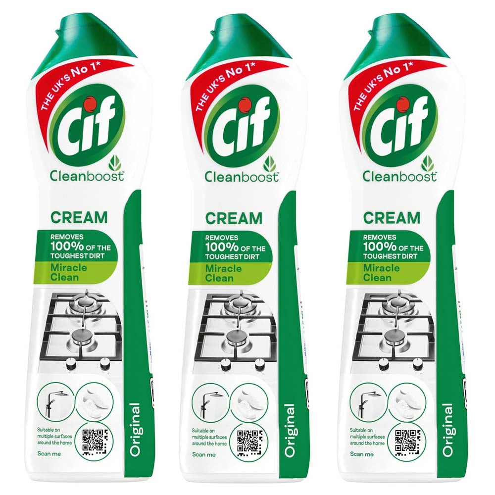 Cif Clean Boost Cream Cleaner Original