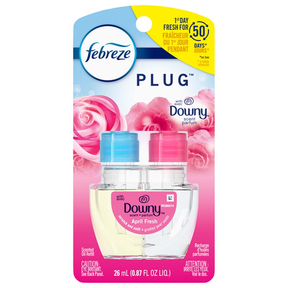 Febreze Plug Scented Oil Refill with Downy April Fresh