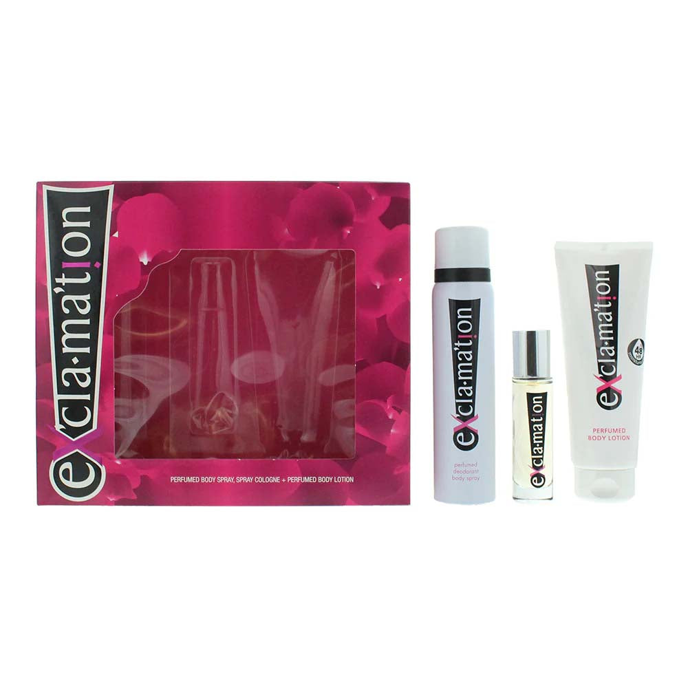 Coty Exclamation 3 Piece Set