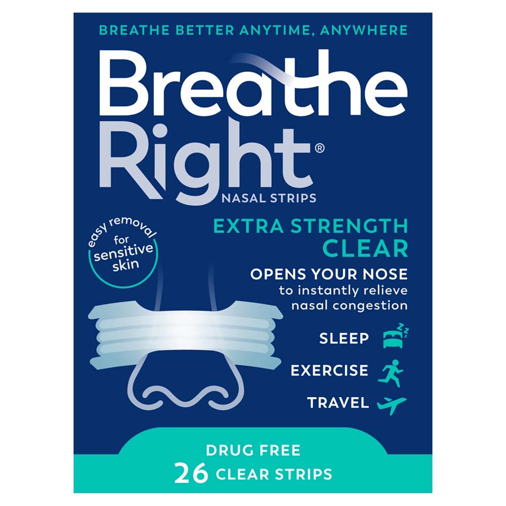 Breathe Right Extra Strength Clear Nasal Strips