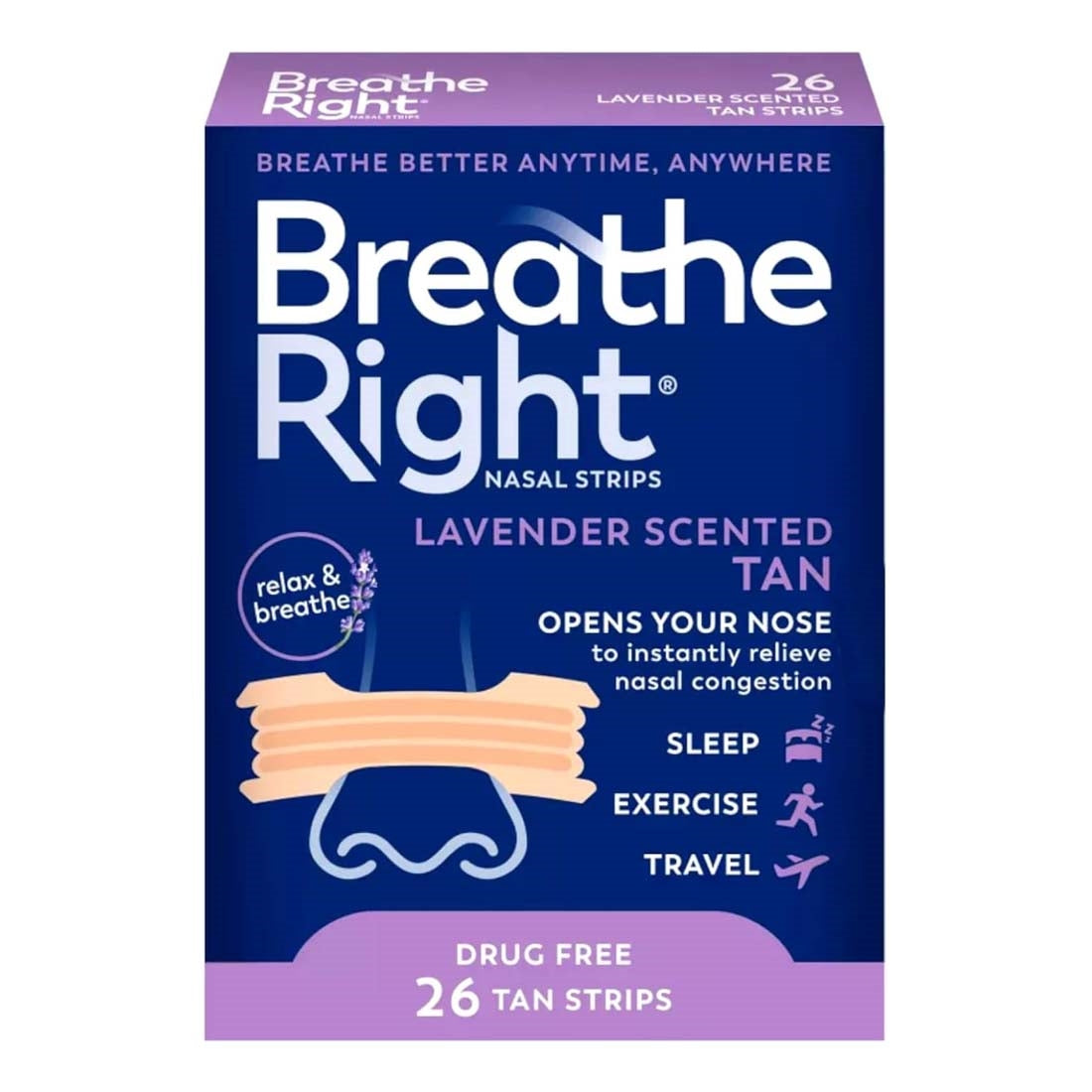Breathe Right Calming Lavender Scent
