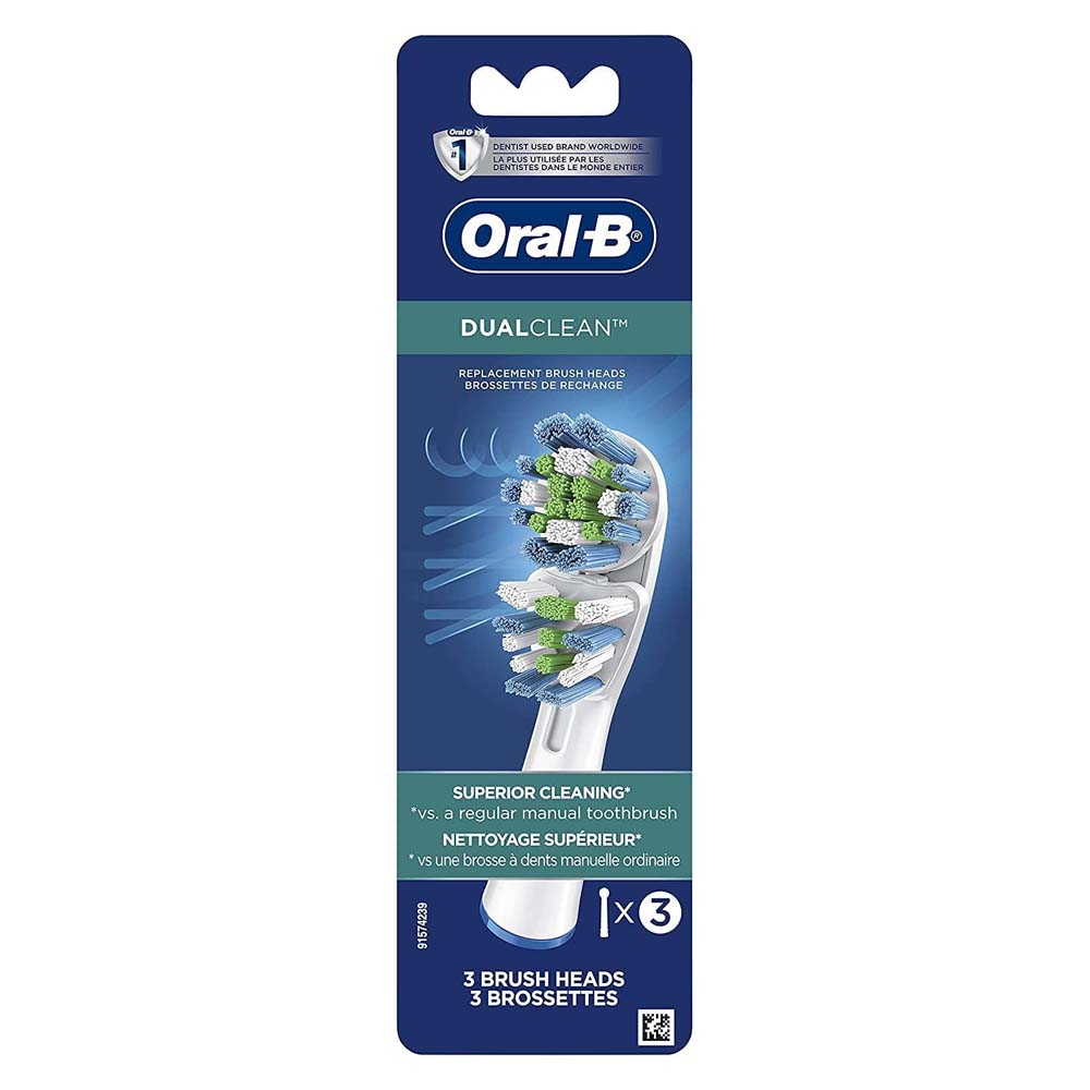 Oral-B Dual Clean Replacement Brush Heads