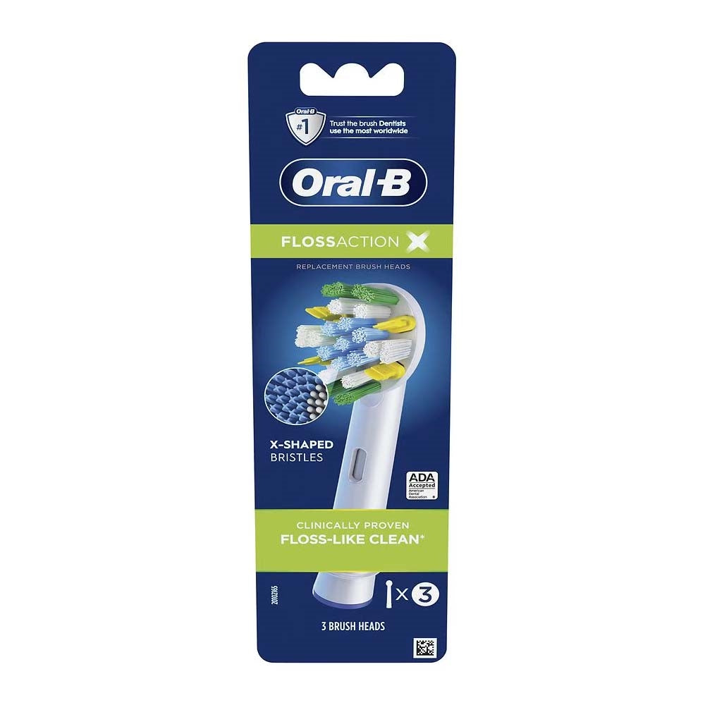 Oral-B Floss Action X Replacement Brush Heads
