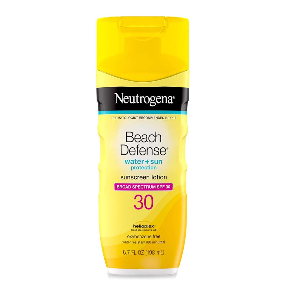 Neutrogena Beach Defense Water + Sun Protection Sunscreen Lotion