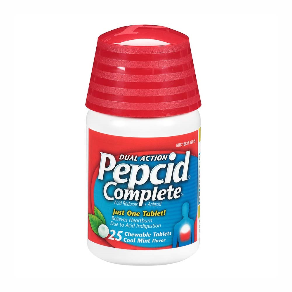 Pepcid omplete Dual Action Acid Reducer Cool Mint Flavor