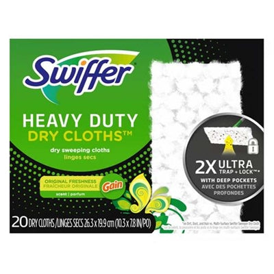 Swiffer Heavy Duty Dry Cloths Gain Scent