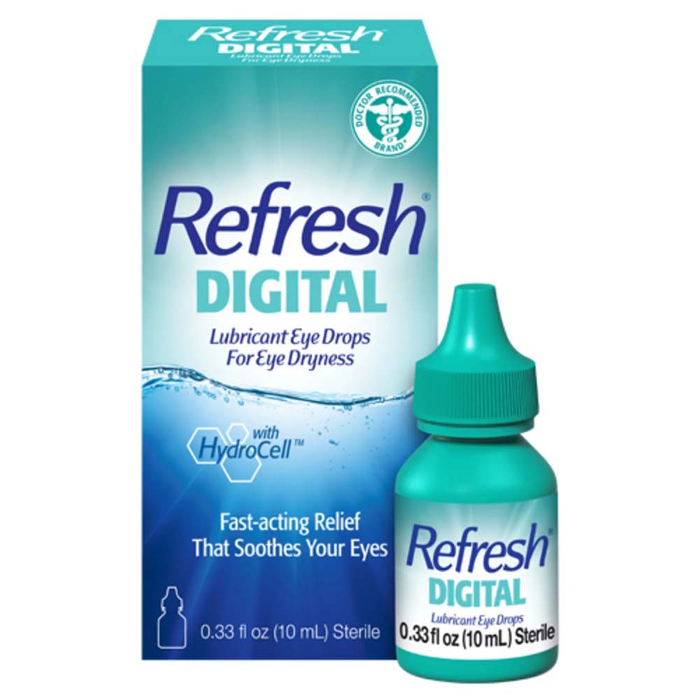 Refresh Digital Lubricant Eye Drops With HydroCell