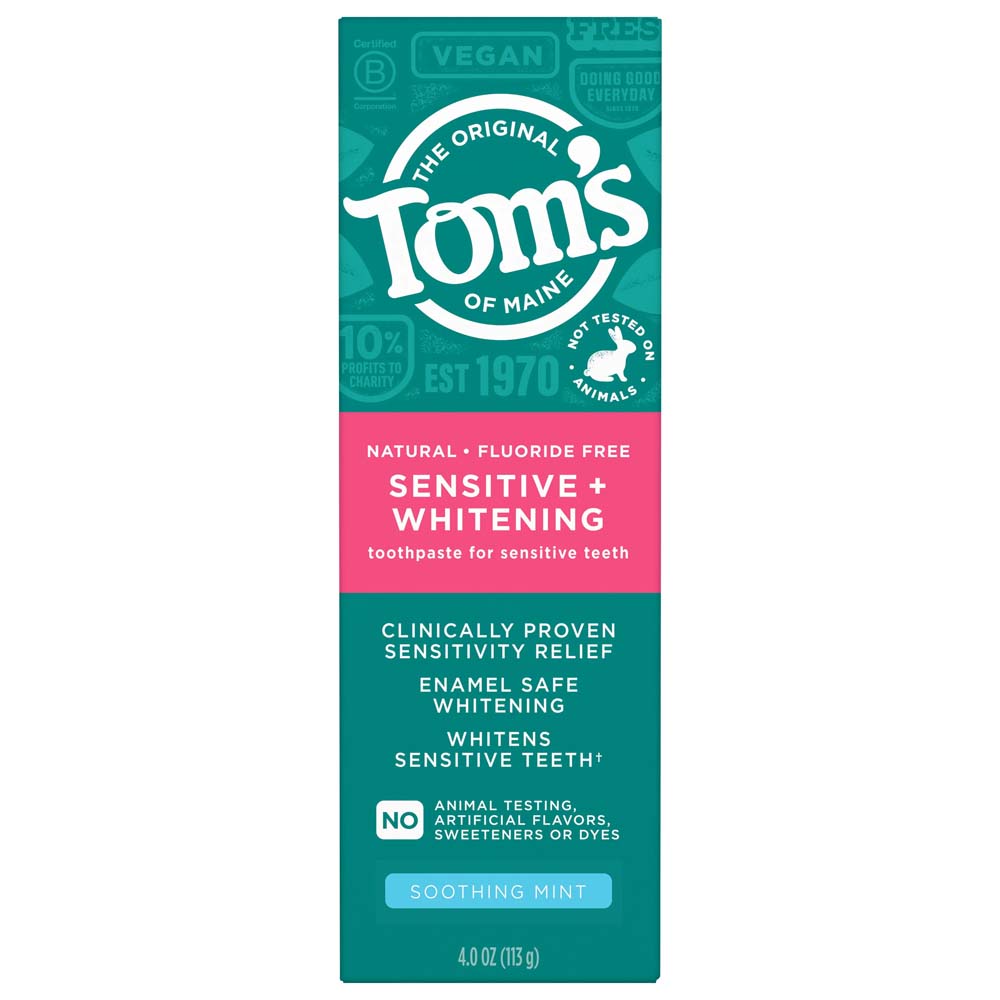 Tom's of Maine Sensitive + Whitening Toothpaste