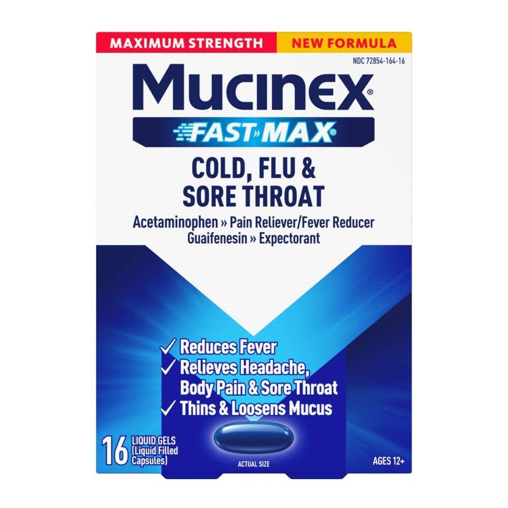 Mucinex Fast Max Cold Flu and Sore Throat
