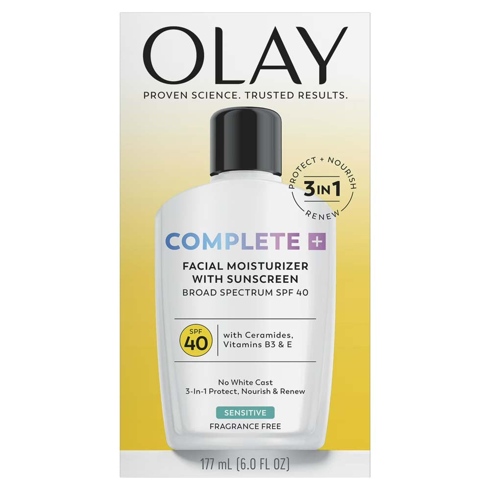 Olay Complete Facial Sensitive Moisturizer Fragrance Free SPF 40