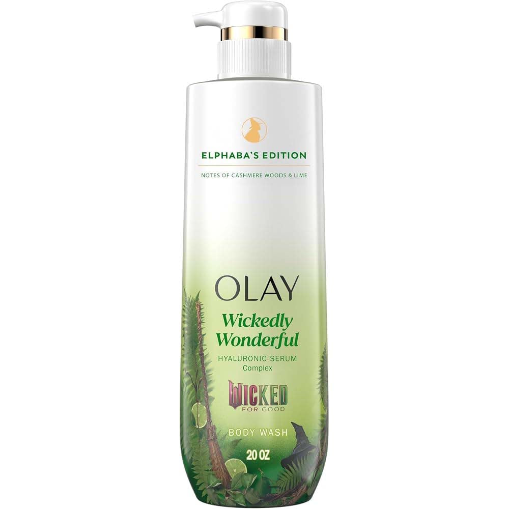 Olay Wickedly Wonderful Elphaba's Edition Hyaluronic Serum Body Wash