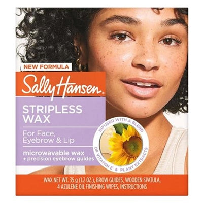 Sally Hansen Stripless Microwavable Wax for Face Eyebrow and Lip