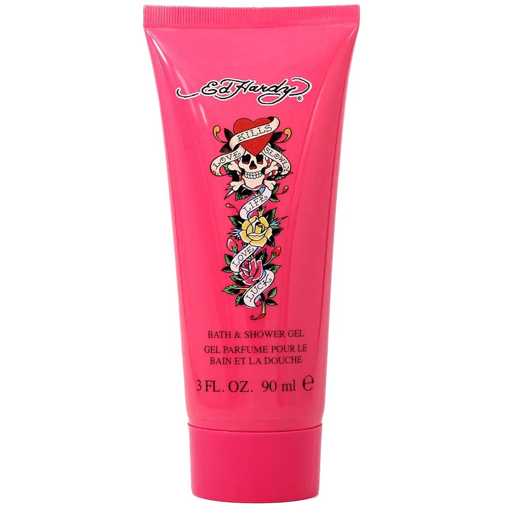 Christian Audigier Ed Hardy Love Kills Slowly Shower Gel Unboxed