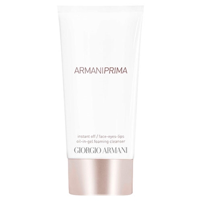 Giorgio Armani Prima Instant Off Face, Eyes, Lips Oil-In-Gel Foaming  Cleanser  / 150ml