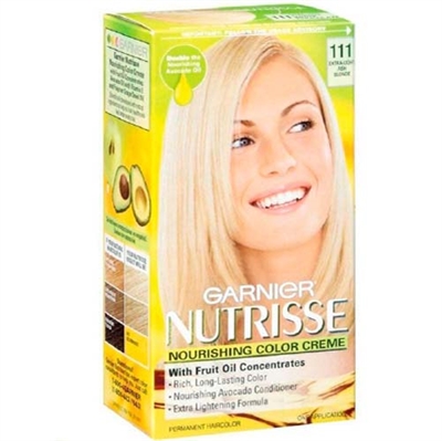 moden hjerte hjælp Garnier Nutrisse Nourishing Color Creme 111 Extra Light Ash Blonde 1  Application