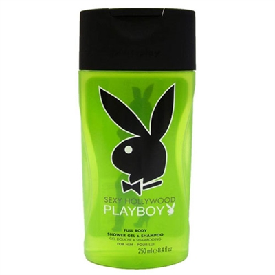 Playboy Sexy Hollywood Full Body Shower Gel & Shampoo 8.4oz / 250ml
