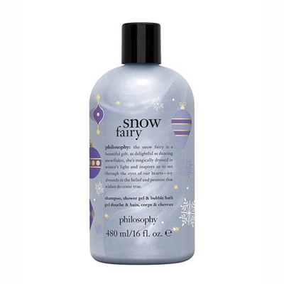 Stillehavsøer personificering repræsentant Philosophy Snow Fairy Shampoo, Shower Gel, Bubble Bath 16oz / 480ml