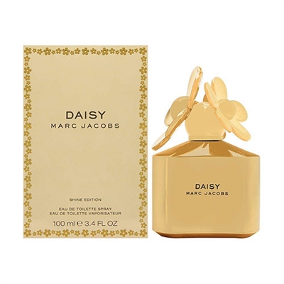 Tahiti waarom niet Grijpen Daisy Shine Gold Edition by Marc Jacobs for Women 3.4oz Eau De Toilette  Spray